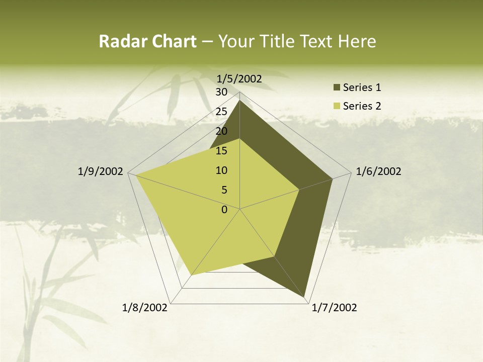 Antique Leaves East PowerPoint Template