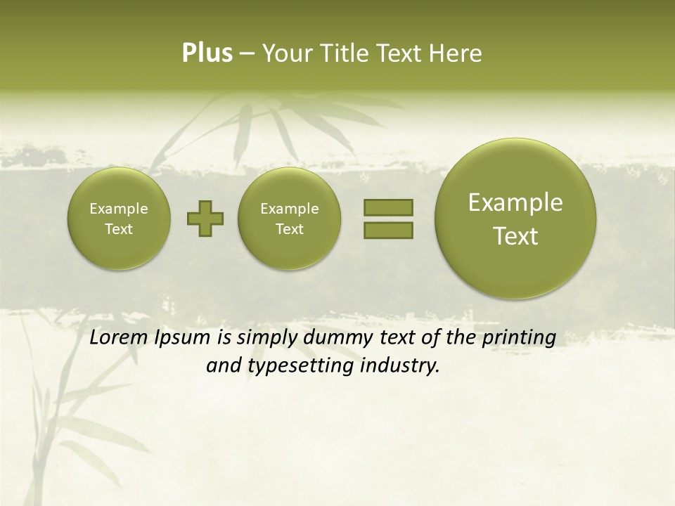 Antique Leaves East PowerPoint Template