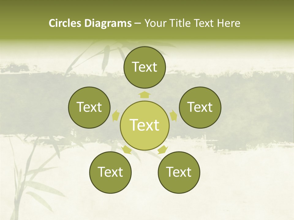 Antique Leaves East PowerPoint Template