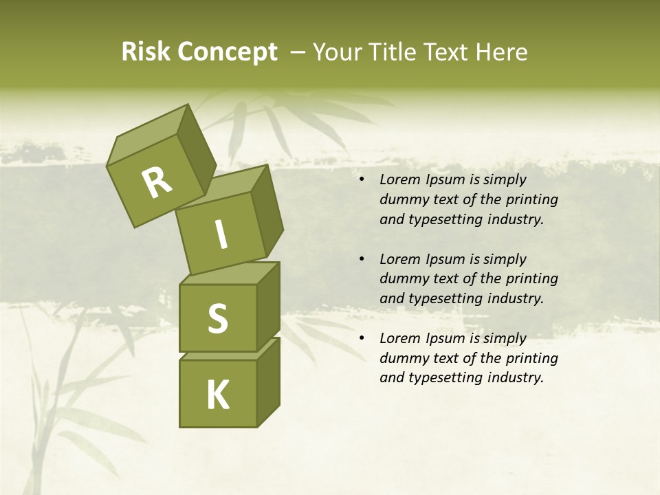 Antique Leaves East PowerPoint Template