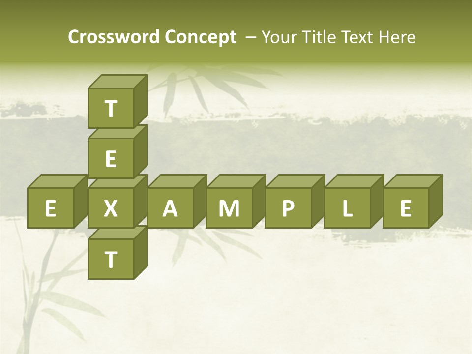 Antique Leaves East PowerPoint Template