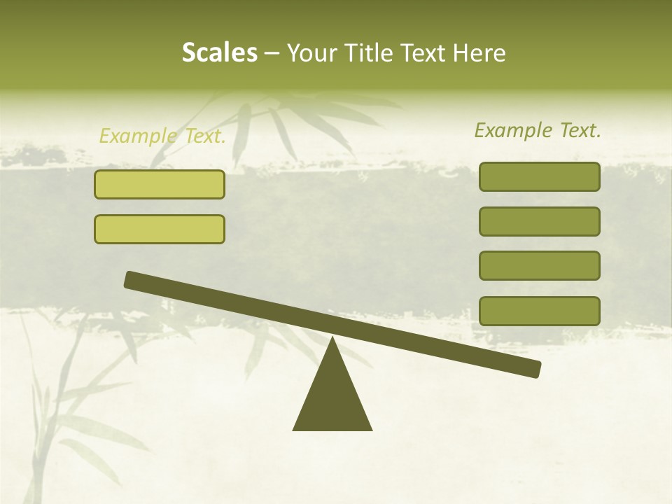 Antique Leaves East PowerPoint Template