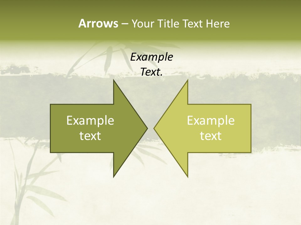 Antique Leaves East PowerPoint Template