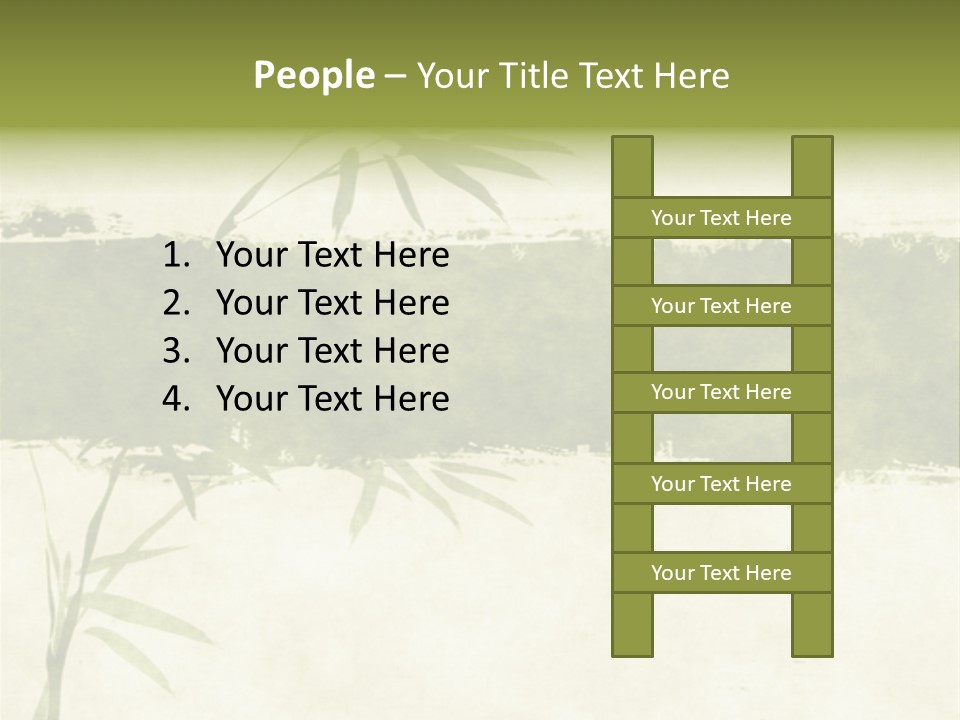 Antique Leaves East PowerPoint Template