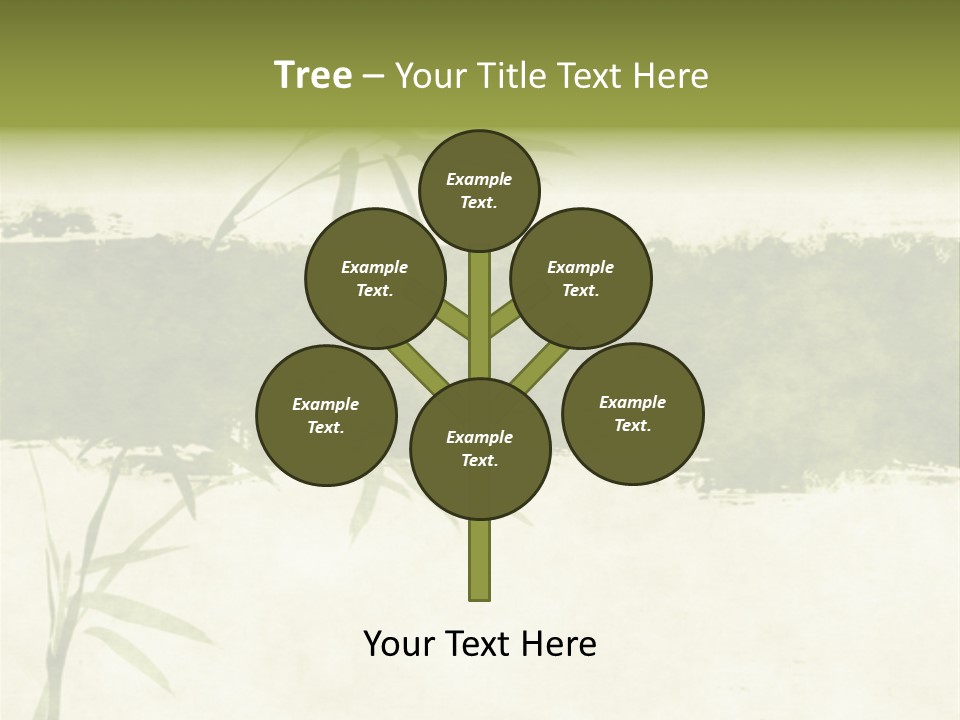 Antique Leaves East PowerPoint Template