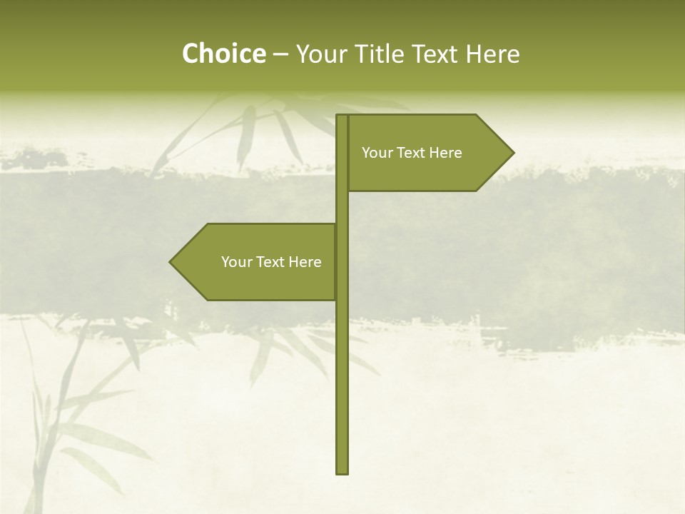 Antique Leaves East PowerPoint Template