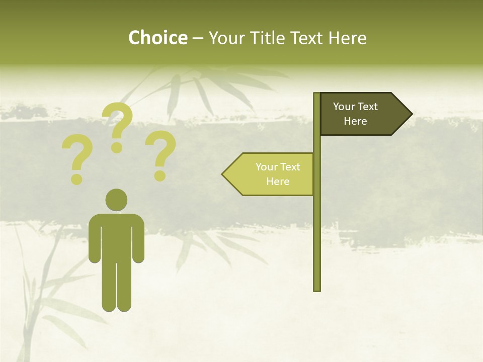 Antique Leaves East PowerPoint Template