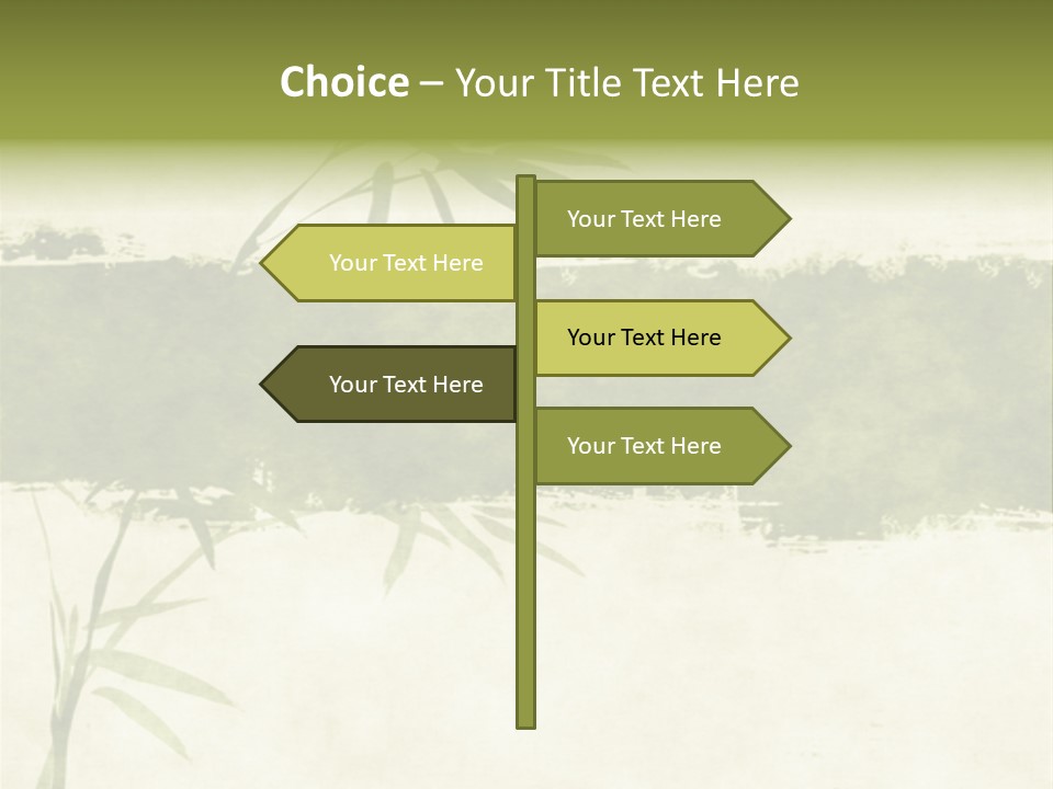 Antique Leaves East PowerPoint Template