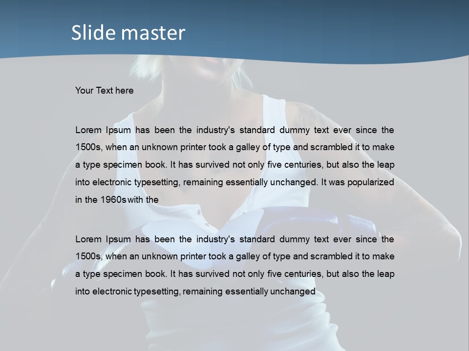 Workout Muscular Exercise PowerPoint Template