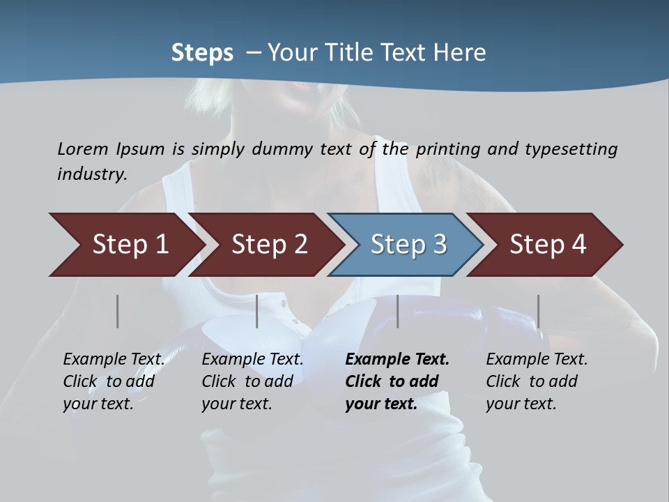 Workout Muscular Exercise PowerPoint Template