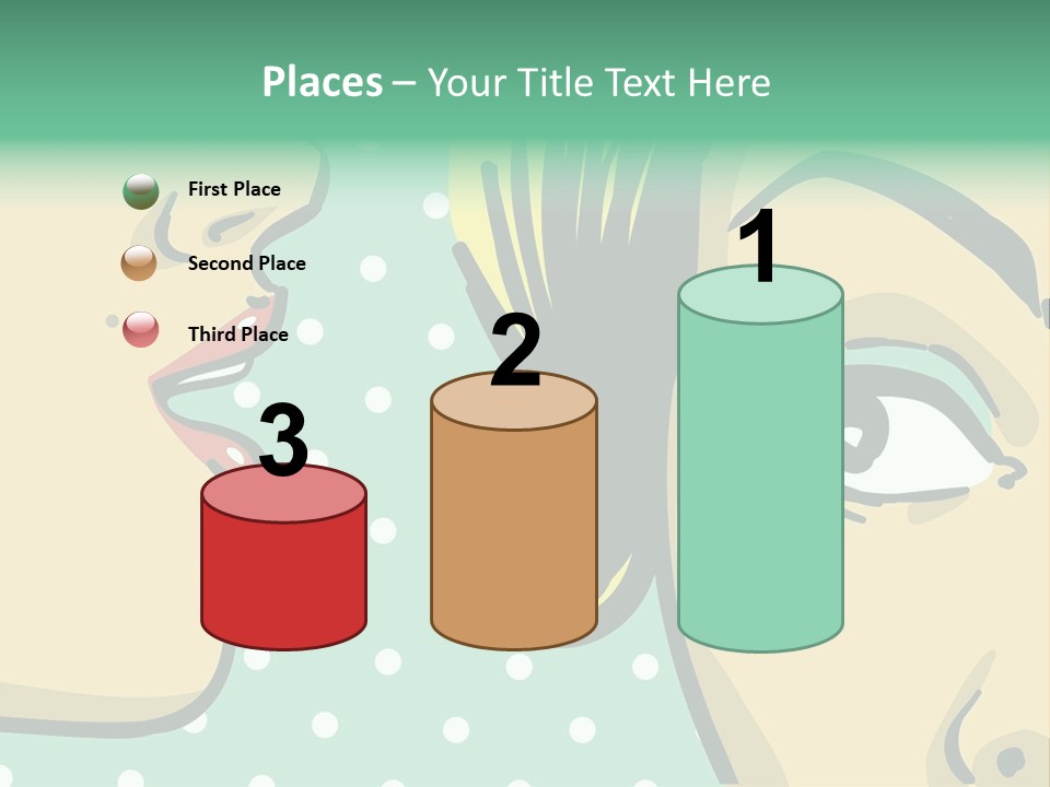 Art Retro White PowerPoint Template