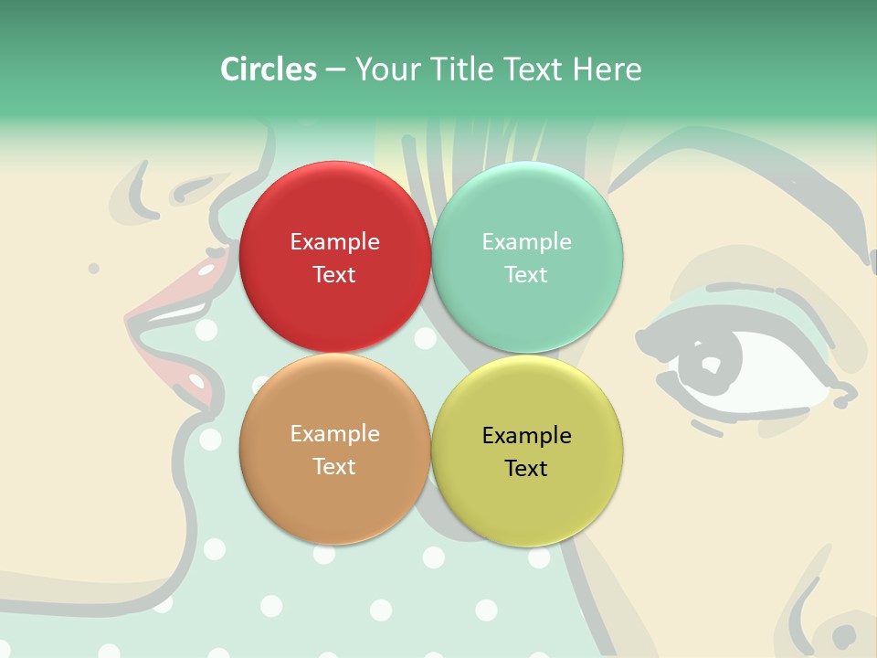 Art Retro White PowerPoint Template