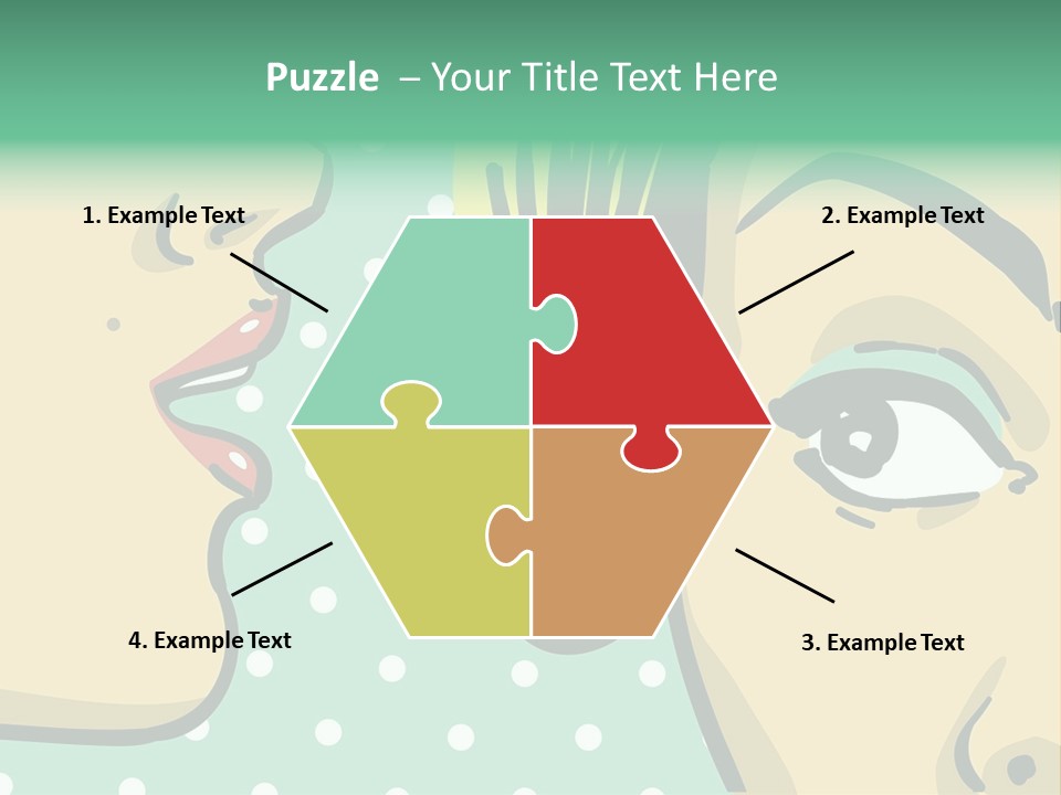 Art Retro White PowerPoint Template