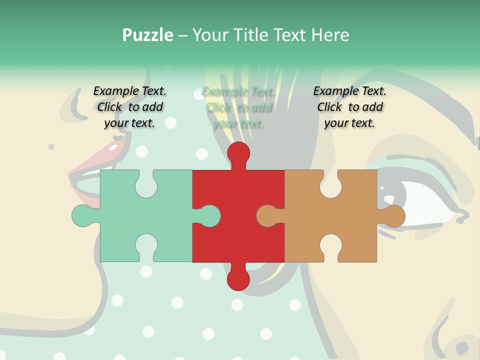 Art Retro White PowerPoint Template