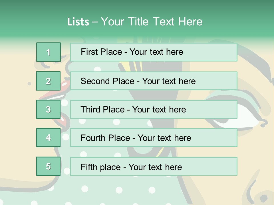 Art Retro White PowerPoint Template