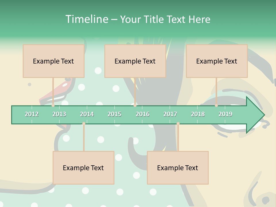Art Retro White PowerPoint Template