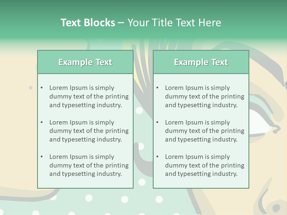 Art Retro White PowerPoint Template