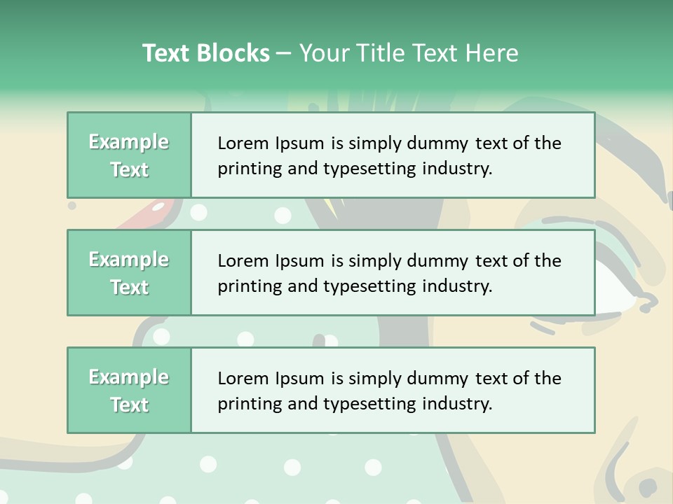 Art Retro White PowerPoint Template