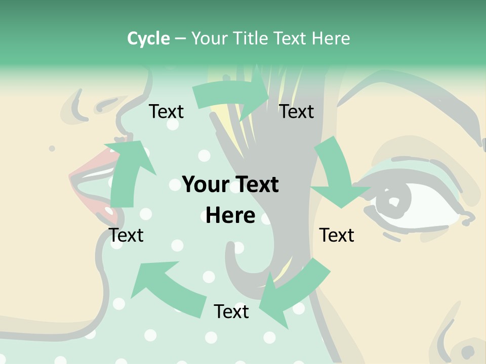 Art Retro White PowerPoint Template