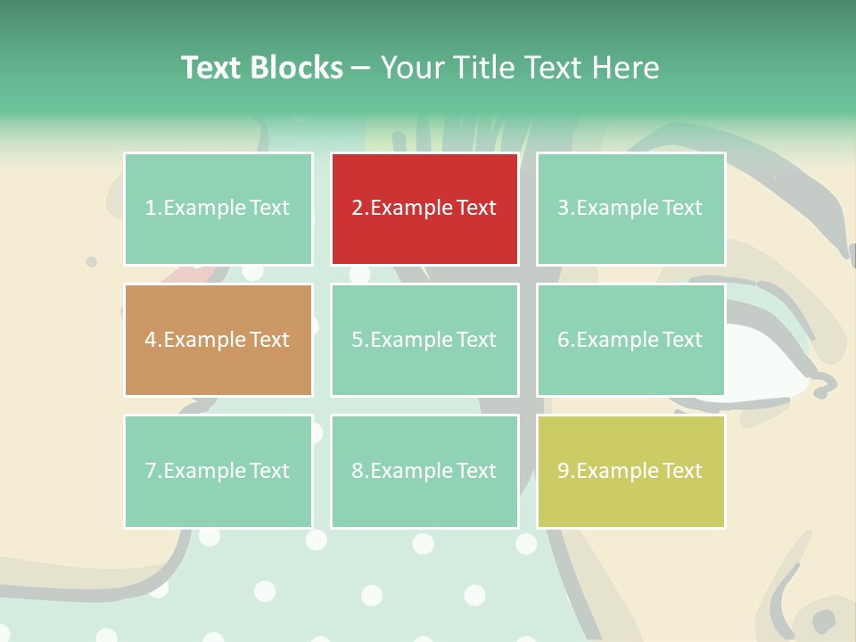 Art Retro White PowerPoint Template