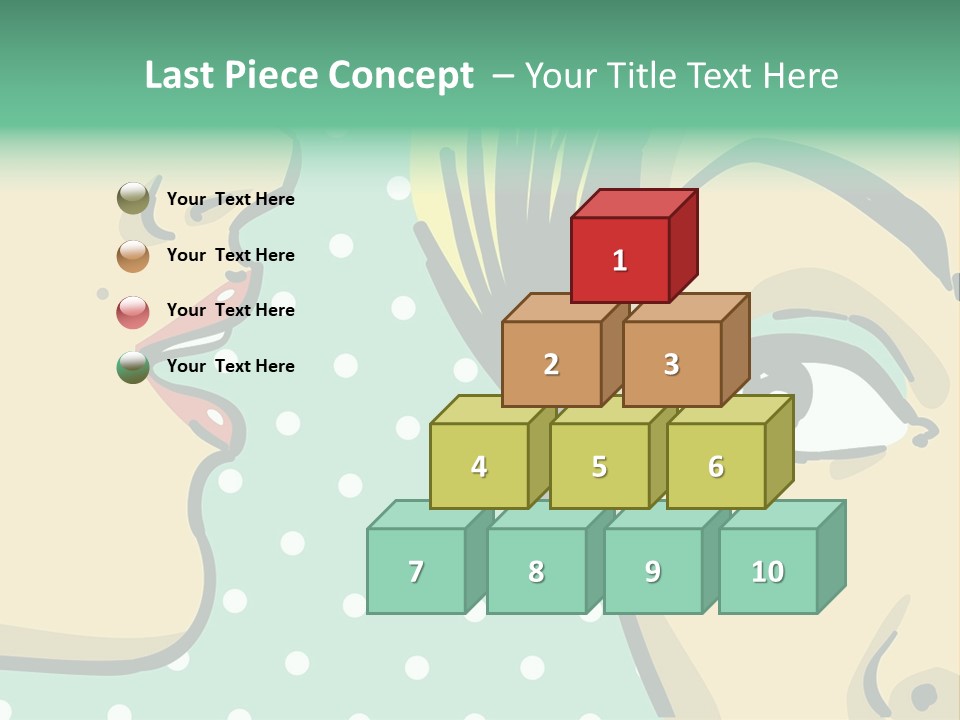 Art Retro White PowerPoint Template