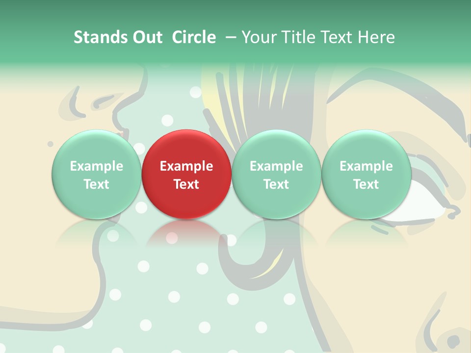 Art Retro White PowerPoint Template