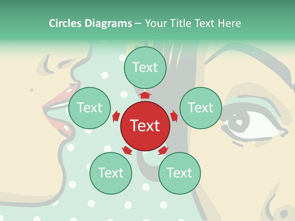 Art Retro White PowerPoint Template