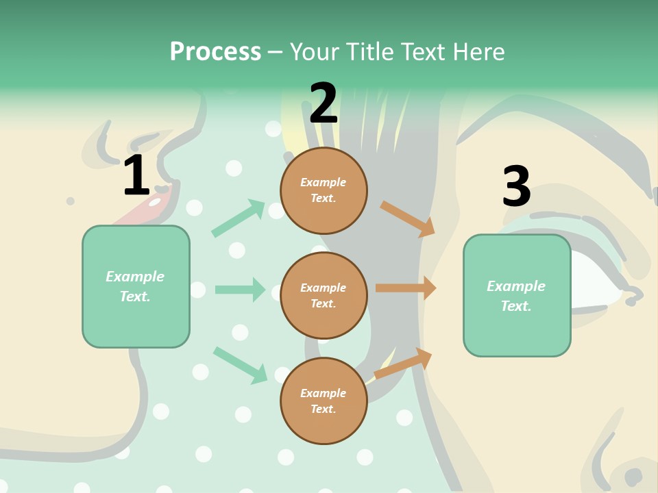 Art Retro White PowerPoint Template