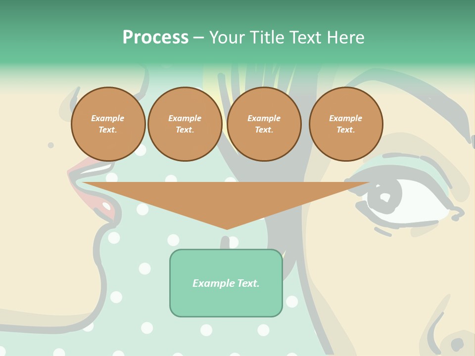 Art Retro White PowerPoint Template