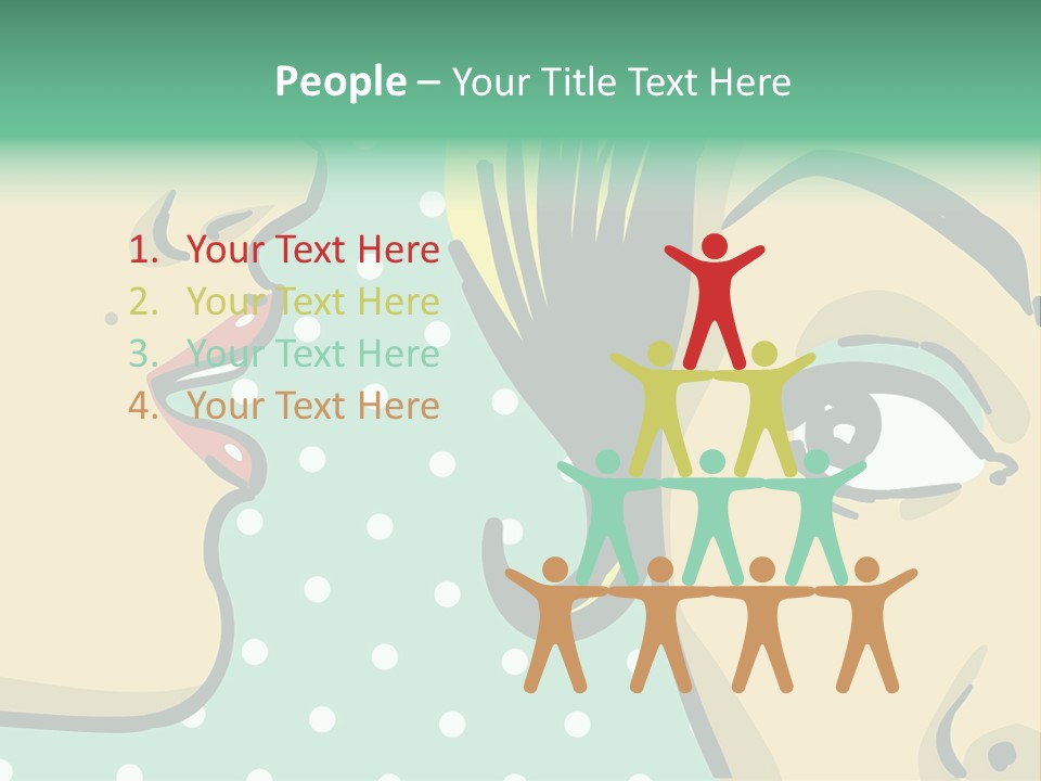 Art Retro White PowerPoint Template