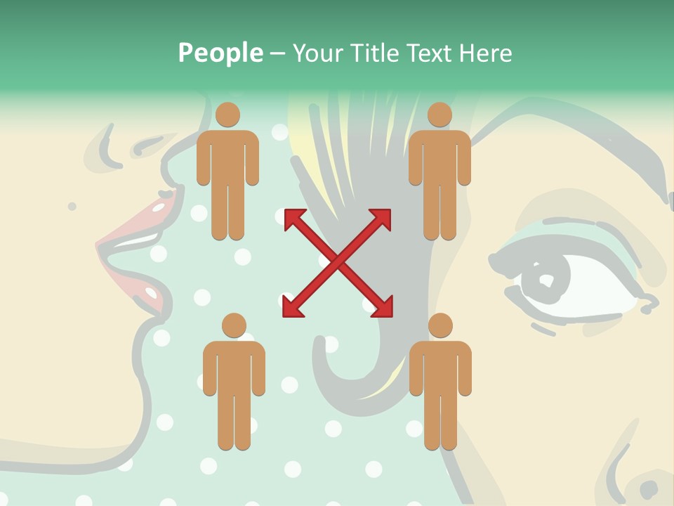 Art Retro White PowerPoint Template