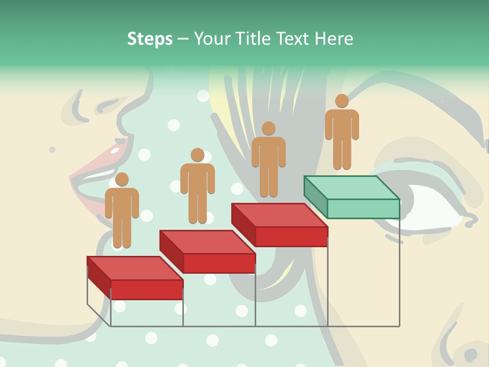 Art Retro White PowerPoint Template