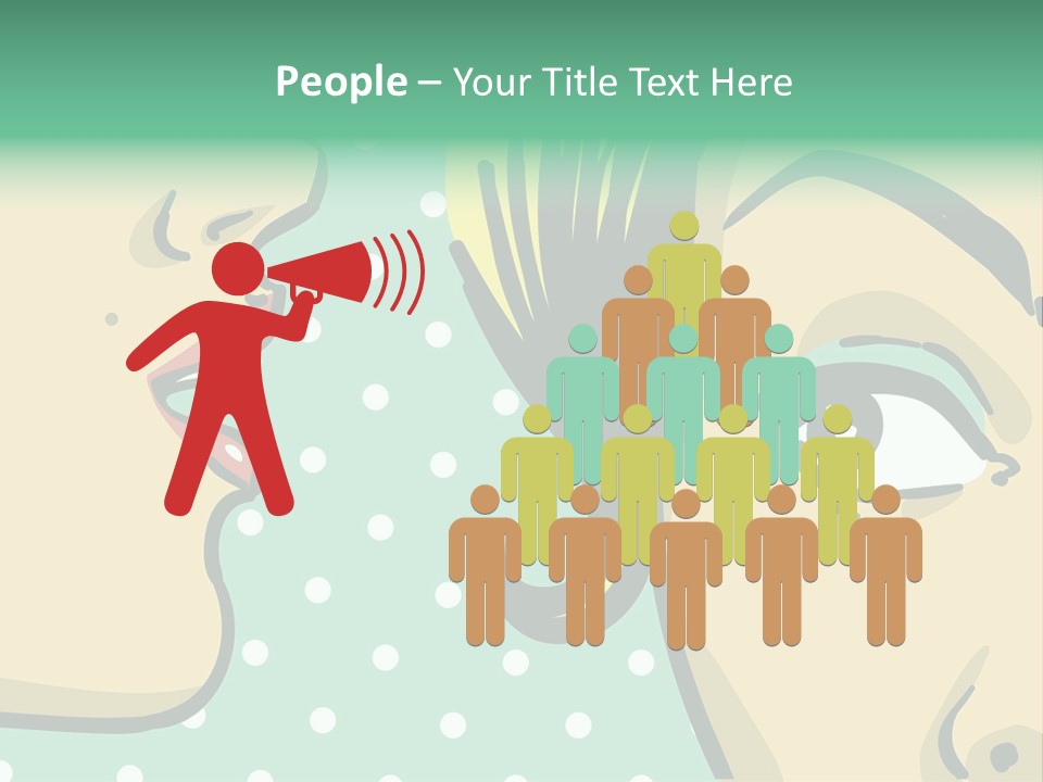 Art Retro White PowerPoint Template