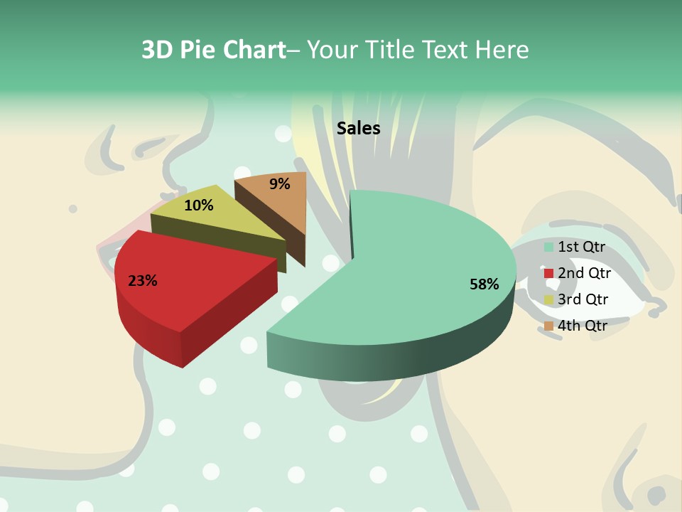 Art Retro White PowerPoint Template