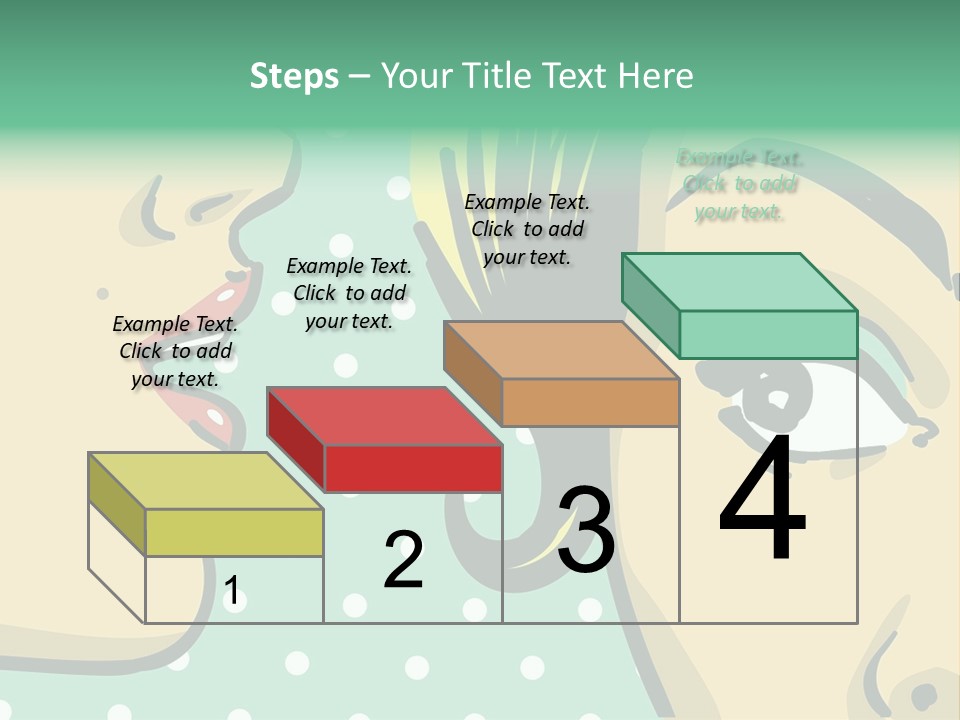 Art Retro White PowerPoint Template