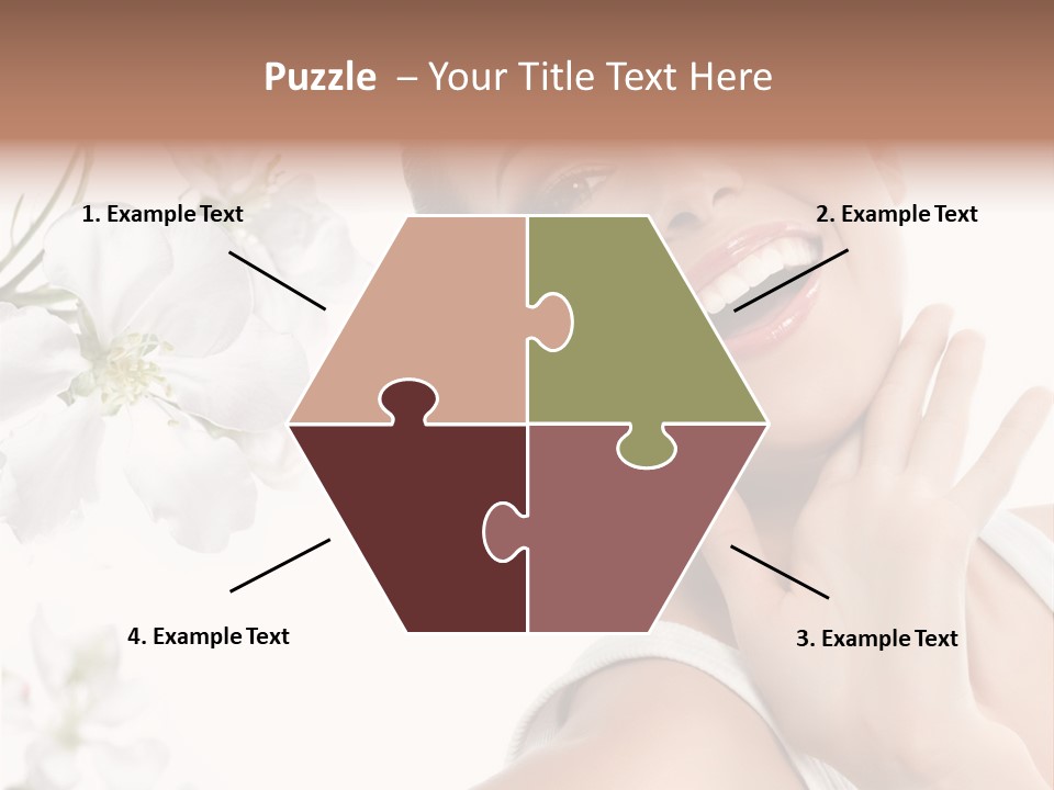 Spa Romantic Hands PowerPoint Template