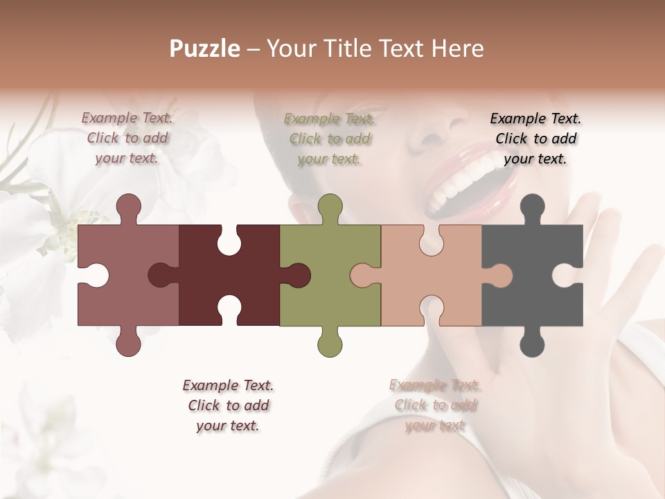 Spa Romantic Hands PowerPoint Template