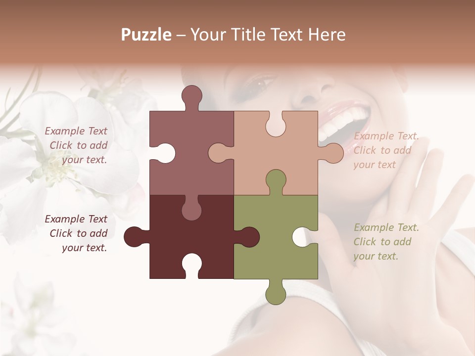 Spa Romantic Hands PowerPoint Template