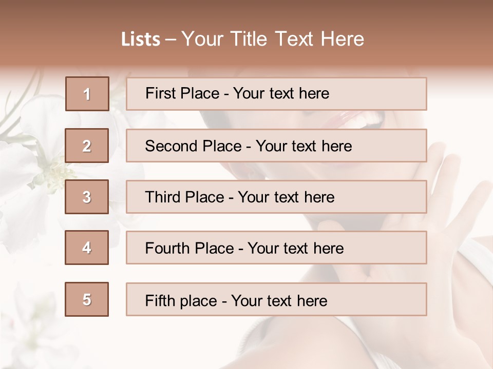 Spa Romantic Hands PowerPoint Template