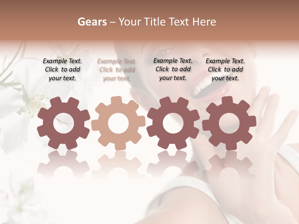 Spa Romantic Hands PowerPoint Template