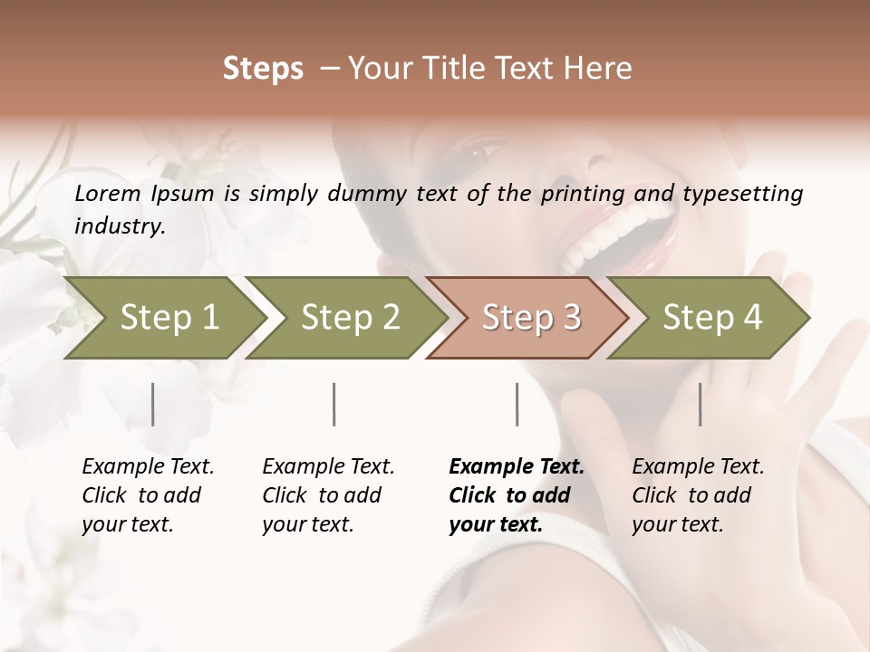 Spa Romantic Hands PowerPoint Template
