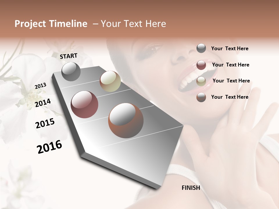 Spa Romantic Hands PowerPoint Template