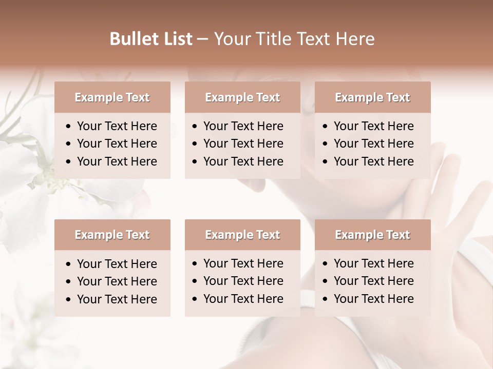 Spa Romantic Hands PowerPoint Template