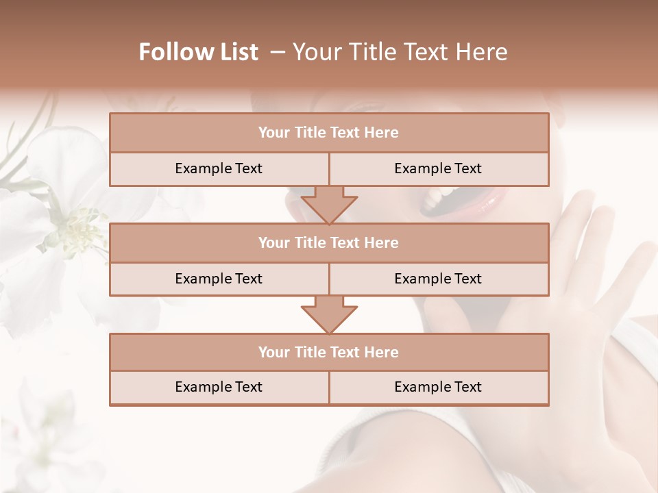 Spa Romantic Hands PowerPoint Template
