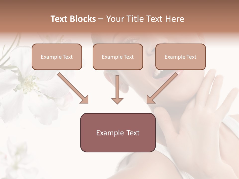 Spa Romantic Hands PowerPoint Template