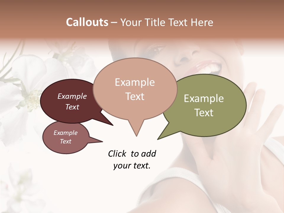 Spa Romantic Hands PowerPoint Template