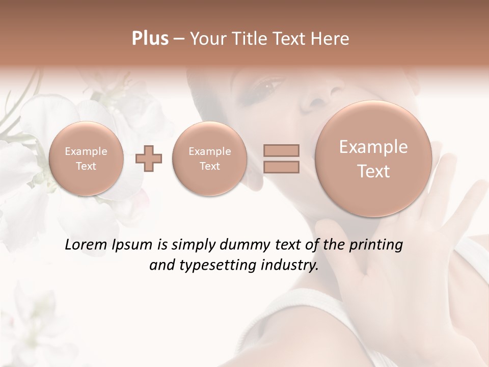 Spa Romantic Hands PowerPoint Template