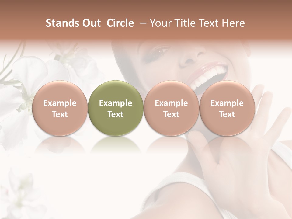 Spa Romantic Hands PowerPoint Template