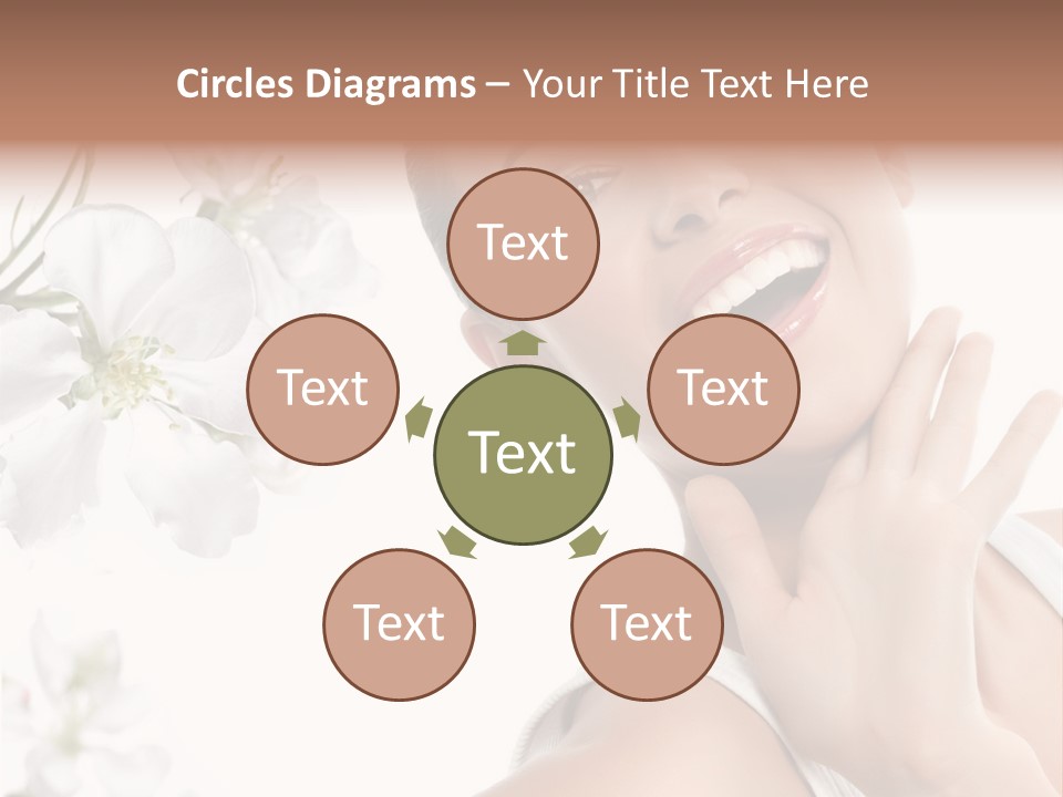 Spa Romantic Hands PowerPoint Template