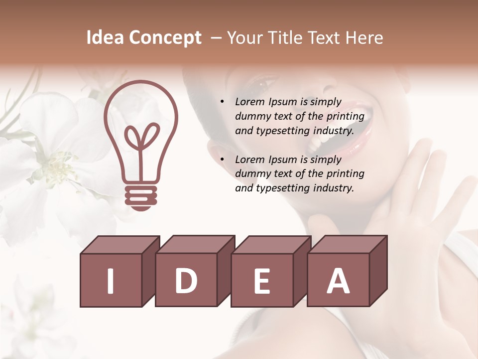 Spa Romantic Hands PowerPoint Template